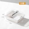 Caja Sándwich nieve Mei Niang hilo de carne seca concha pequeña papel transparente caja de plástico pastelería occidental pastel pan caja para hornear mayoreo
