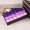 Atacado do Fabricante Caixa de Presente com Flores de Sabão de 18 Rosas Dia dos Namorados Casamento Inauguração Flor Artificial Criativa Prática Lembrança