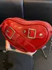Bolso Bandolera de Personalidad Casual Transfronterizo con Forma de Corazón para Mujer 2026 Verano Nuevo Moda Tendencia Simple Nicho Elegante Bolso de Hombro