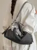Bolsa de Lona para Mujer 2026 Nuevo Verano Súper Popular Nicho para Viajar al Trabajo Bolso de Hombro Único Gran Capacidad Bolso Tote para Viajar al Trabajo Cruzado