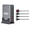 Comércio Exterior Suprimento Transfronteiriço 800W Carregamento de Viagem Plugue de Carregamento de Mesa Multi-Porta Adaptador Carregador Rápido de Nitreto de Gálio Pd