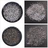 Joyería para uñas, microdiamante de doble punta, diamante desnudo, mina de oro, ceniza, plata, base puntiaguda, cristal, estrás, joyería para uñas DIY