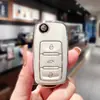 Adecuado para funda de llave Volkswagen Bora, Sagitar, Lavida, Jetta, Passat, POLO, Tiguan, Golf cubierta de llave de coche