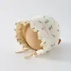 Chapéu Palácio de Renda Macio e Fofo Estilo Coreano Chapéu de Bebê para Meninas, Chapéu Turbante Princesa Pulôver 100% Algodão