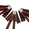 Gravata Borboleta Estilo Coreano Fivela Pin para Mulheres Broche de Corsage Tendência Novo Estilo Camisa Broche Decorativo para Gola Fita Gravata Borboleta Pequena