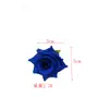 Rosa Orvalho Flor Artificial Materiais DIY Acessórios para Pente de Noiva Flor Falsa Rosa com Borda Enrolada em Estoque