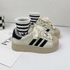 Zapatillas Casuales de Color Macaron para Estudiantes 2025 Principios de Otoño Nueva Moda Zapatillas Clásicas con Punta de Concha para Niños y Niñas