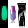 Polynailgel Pegamento de Cristal Pegamento para Extensiones Requiere Esmalte Molde para Uñas Manicura Acrílica Pegamento para Uñas 15G/Ml Portátil