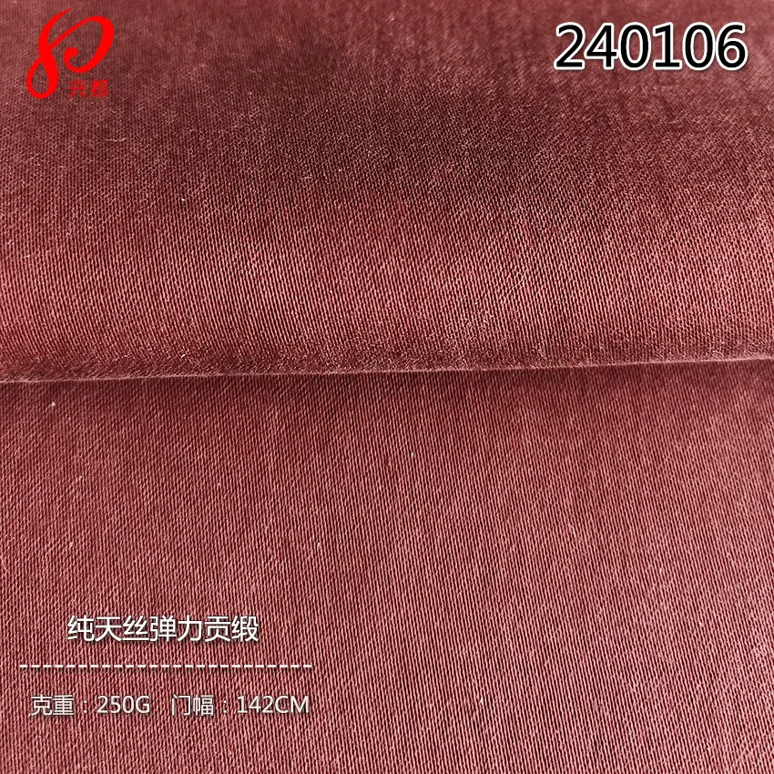 240106纯天丝弹力贡缎-1