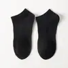 Meias Masculinas Pretas e Cinzas, Meias Finas de Cano Médio para Primavera e Verão, Meias Esportivas Masculinas Respiráveis de Algodão, Meias Longas Brancas no Atacado