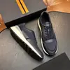 Zapatos deportivos casuales para hombre ZNA transfronterizos de malla y cuero patchwork, zapatillas de correr retro de suela gruesa, zapatos bajos transpirables para commuting para hombre