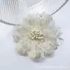 Flores de Tela Tridimensionales Caladas de Encaje de 5.5cm Flores para Manualidades Decoraciones para Zapatos Pinzas para el Cabello Adornos de Flores para Faldas Venta al por Mayor