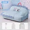 Colaboração Primavera/Verão Sofá-Cama com Encosto Refrescante de Látex e Seda Gelada para Cães Médios e Grandes, Border Collie, Golden Retriever, Cama para Cachorro, Cama para Gato