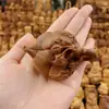 Talla de Madera de Tuya Añeja Adorno para Asa de Olla de Longevidad Artesanía Mango de Olla Tallado en Madera Maciza
