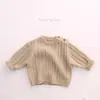 Suéter infantil tiny queen lana lana islandesa tejido grueso chaqueta suéter abrigo de otoño para bebé