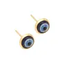 Pendientes Pequeños Circulares en Espiral con Goteo de Aceite de Diablo Estilo Europeo y Americano Transfronterizo con un Diseño de Lujo Ligero, Moda Gótica y Elegantes Accesorios para Orejas