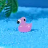 Flamingo Luminoso Fofo Resina Pequenos Enfeites Micro Paisagismo Suculentas Plantas em Vasos DIY Acessórios de Decoração Novidades Transfronteiriças