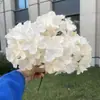 Flor Artificial de Hortensia No Tejida de 5 Piezas Accesorios de Boda Base Decoración Flor Falsa Venta al por Mayor