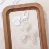 Coração de cor de doce, resina de gelatina, cachorro balão, fivela de porta, chaveiro de contas DIY, acessório de decoração para fone de ouvido