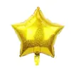 Balões de Folha de Alumínio Laser Estrela de Cinco Pontas e Coração de 18 polegadas para Decorações de Casamento e Aniversário, Balões de Folha de Alumínio Flutuantes
