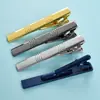 Aliexpress Amazon Nuevo Clip de Corbata Rectangular Estilo Francés Simple Clip de Corbata de Camisa de Negocios Traje para Hombres