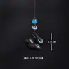 Pendente de Coelho de Jade Voador Esculpido em Sândalo para Celular Chaveiro de Carro Pingente Pequeno Fofo Fresco Criativo para Pendurar