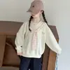 Sudadera para Niñas 2026 Otoño Nueva Moda Estilo Coreano Camiseta de Manga Larga para Niñas Mayores, Moderna Camiseta Básica Elegante Otoño-Invierno