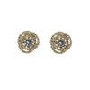 Pendientes de Plata de Ley 925 con Pasador, Completamente Incrustados con Diamantes, Distintivos, para Mujer, Shake Voice Live, Populares, Simples, Tendencia INS 33450