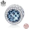 Pulsera de Plata Esterlina S925 de Amazon Más Vendida con Piedra Principal, Abalorios, Redonda de Zircón, Esmalte al Óleo, Flor, Insecto, Combinación de Abalorios