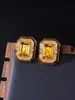 Pendientes Vintage de Azúcar Esmaltado Retro Palacio Lujo Ligero Pendientes Desgastados Artísticos Gama Alta Incrustados con Diamantes Pendientes Dulces de Gota