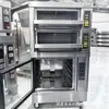 Máquina Combinada de Forno Comercial e Caixa de Fermentação, Forno de Panificação Economizador de Espaço para Pães e Bolos