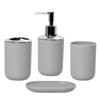 Set de Lavado de Baño de Color Sólido Simple Taza de Lavado de Viaje para Baño Juego de Cuatro Piezas Doble para el Hogar Juego de 4 Piezas