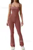 Otoño 2023 Estación independiente de Amazon sexy cadera sin mangas escote bajo pantalones de fitness pantalones de yoga mono de mujer