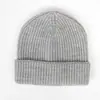 Gorro de Lana Acrílica para Adultos Elástico Tejido en Punto Plano Imitación Lana Gorro para el Frío Gorro de Lana Listo para Usar para Hombres y Mujeres