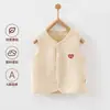 Chaleco Acolchado de Algodón para Bebé Chaleco de Primavera y Otoño para Bebés Pequeños Chaleco Cálido para Bebés y Niños Pequeños Chaleco Cardigan Capa Interior
