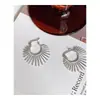 Nuevos Pendientes de Moda para Mujer, Lujo Ligero, Únicos, Sensación de Alta Gama, Estilo Girasol, Estilo Minimalista, Pendientes Redondos