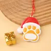 2026 Pingente de Resina de Natal para Família DIY Nome Escrito à Mão Osso de Cachorro de Natal Decoração de Árvore de Natal Personalização