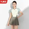 Traje de baño modesto para mujer para aguas termales, traje de baño de una pieza, nuevo de verano 2026, profesional, que oculta el abdomen, adelgazante, talla grande