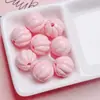 Pintura Acrílica Calabaza Colorida Cuentas DIY Cadena para Teléfono Móvil Llavero Colgante para Bolso Accesorios de Joyería Material Cuentas Sueltas Cuentas