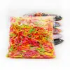 Venta directa de fábrica joyería niños 1000 piezas embolsadas desechables ligas pequeñas para el pelo moños para el pelo al por mayor accesorio para atar el pelo cuerda para la cabeza
