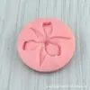 Molde de Silicona Girasol Phalaenopsis Chocolate Plegable Dulces Horneado Arcilla Casera Película Hecha a Mano Herramientas para Pasteles