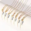 Corrente Versátil Universal Banhada a Ouro 18K Aço Inoxidável Corrente de Clavícula Colar Ajustável Corrente para Pingente com Corrente Corrente DIY