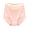 Ropa Interior de Encaje Sin Costuras de Seda de Hielo de Cintura Alta para Mujer Absorbente de Sudor Transpirable Levanta Caderas Abdominal Algodón Entrepierna de Algodón Ropa Interior para Mujer Ropa Interior para Mujer