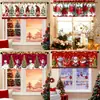Cortinas Navideñas Nuevas Transfronterizas 2026 para Dormitorio y Sala de Estar, Tela Colgante Decorativa Impresa Digitalmente, Tela de Fondo para Decoración Festiva