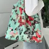 Bolsa de Compras Dobrável Tecido Oxford Bolsa de Mão para Armazenamento Grande Portátil Supermercado Portátil Bolsa de Morango Amostra LOGOTIPO