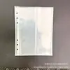 Páginas Interiores para Álbum de Fotos A5 de Rejilla Única de Hojas Sueltas con Bolsillos para Marcadores, Páginas Interiores de Recambio para Álbum de Tarjetas Fotográficas de 3 Pulgadas con 4 Bolsillos