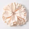 Pañuelo Cuadrado Vintage Rayas Anillo para el Cabello Intestino Grueso Estilo Coreano Celebridad de Internet para Mujer Anillo para el Cabello Anillo para el Cabello de Tendón de Goma Cinta para la Cabeza con Sentido Avanzado Adorno para Cola de Caballo