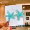 Horquilla de Estrella de Mar Color Caramelo Ins Horquilla para Mujer Corea del Sur 2021 Nuevo Clip Lateral para Niña Clip Mori Adorno para el Cabello