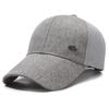 Nova Touca de Baseball Primavera e Outono Simples Casual Joker Masculina para Meia-idade e Idosos Chapéu de Sol Casual para Exterior Atacado