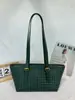 Bolsa Cesta Tecida de Couro para Mulheres, Nova Moda 2026 Bolsa de Mão, Bolsa de Ombro Versátil, Bolsa de Braço, Bolsa de Mãe